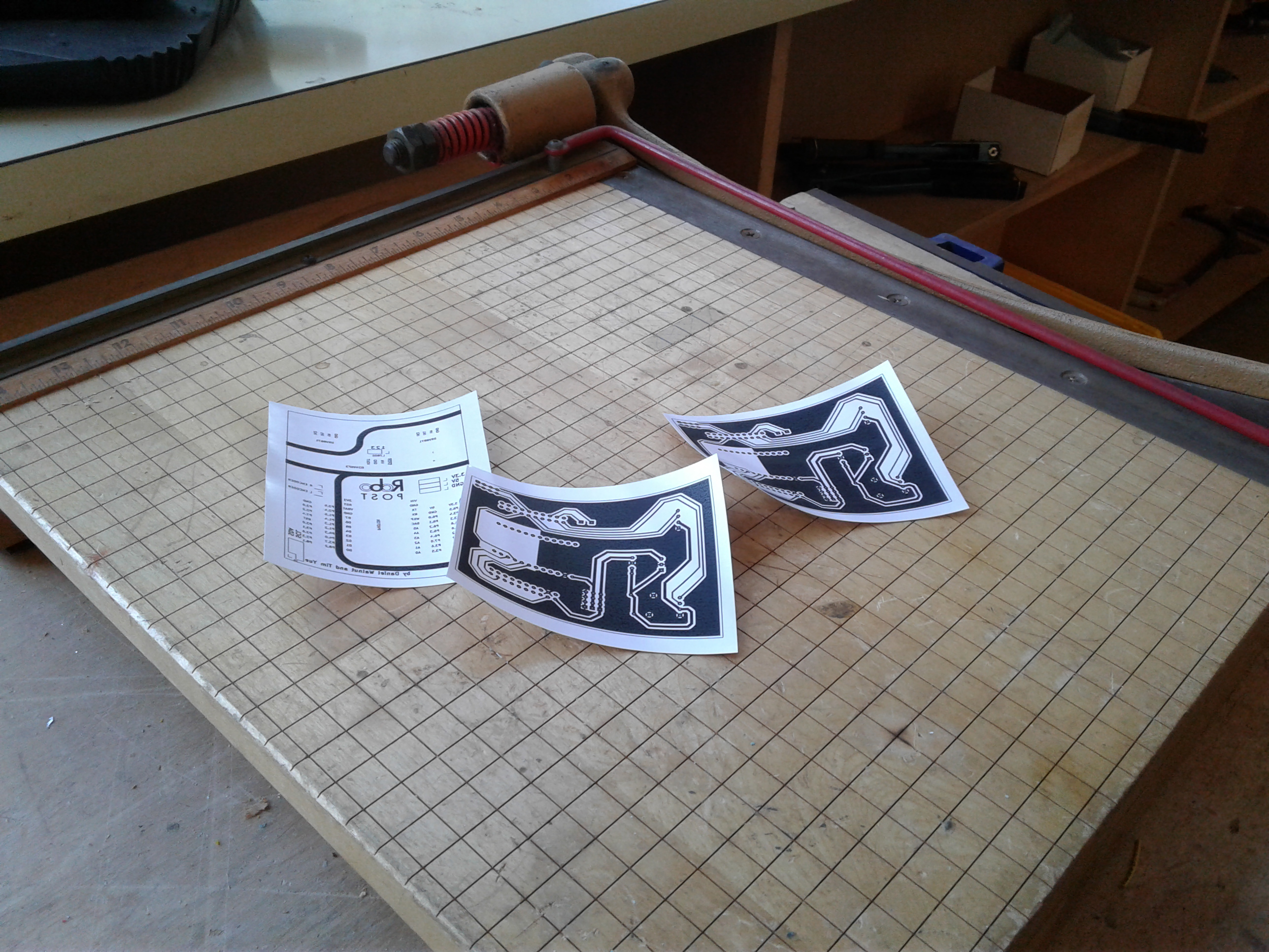Hand-fabricating the custom PCB